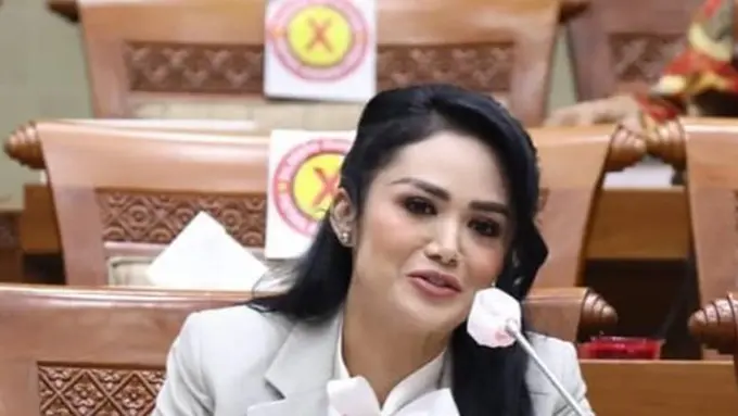 6 Gaya Krisdayanti saat Ngantor di DPR, Curi Perhatian