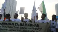 Remaja Islam Masjid Sunda Kelapa (RISKA) mengajak masyarakat menyambut datangnya Ramadan. (Dokumentasi RISKA)