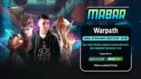 Main bareng Mobile Legends bersama Warpath Jumat, (25/12/2020) pukul 19.00 WIB dapat disaksikan melalui platform Vidio, laman Bola.com, dan Bola.net. (Dok. Vidio)