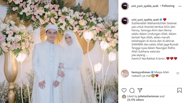 Alvin Faiz (Foto: Instagram/@umi_yuni_syahla_aceh)