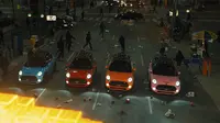 Dalam film "Pixels" yang akan rilis beberapa waktu ke depan, MINI Cooper S akan berkesempatan memegang peran sebagai mobilnya pahlawan (Foto: autoevolution.com)