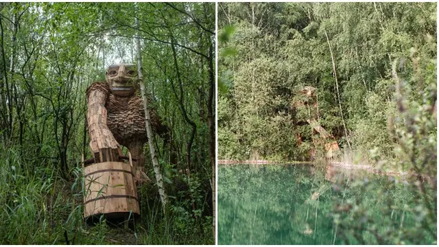 Pria Ini Buat Patung dari Kayu di Hutan, 6 Hasilnya Keren Banget