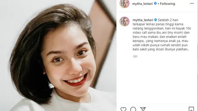 Mytha Lestari (Foto: Instagram/@mytha_lestari)