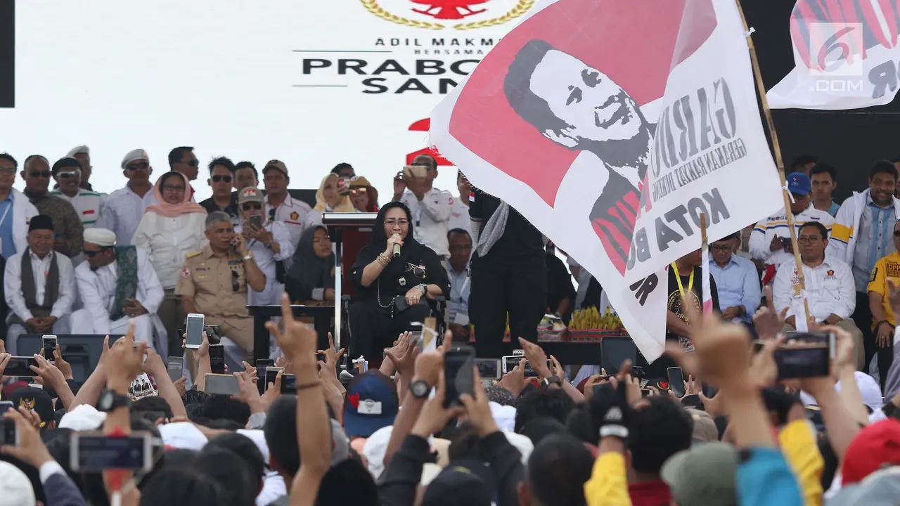 Bersama Tokoh Koalisi Indonesia Adil Makmur, Capres Prabowo Sapa Pendukung di Bogor
