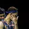 Pebulu tangkis ganda putra Indonesia, Fajar Alfian menyeka keringat saat berpasangan dengan Muhammad Sohibul Fikri dalam laga 32 besar Indonesia Open 2026 melawan wakil China, Chen Bo Yang/Liu Yi di Istora Senayan, Jakarta, Rabu (03/06/2026). (Bola.com/Bagaskara Lazuardi)