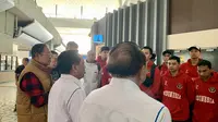 SBY mengapresiasi pencapaian Timnas Voli Putra Indonesia yang mengunci peringkat 9 dalam ajang AVC Senior Men's Championship 2023. (Liputan6.com/Melinda Indrasari)