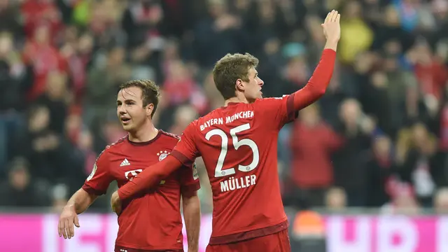 Mario Gotze dan Thomas Muller