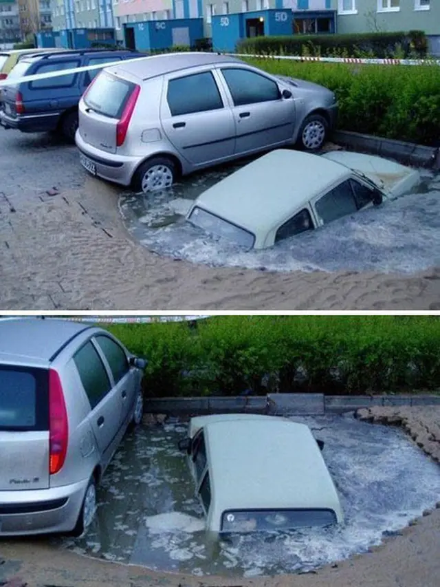 6 Potret Tempat Parkir Umum Nyeleneh Ini Malah Bikin Bingung