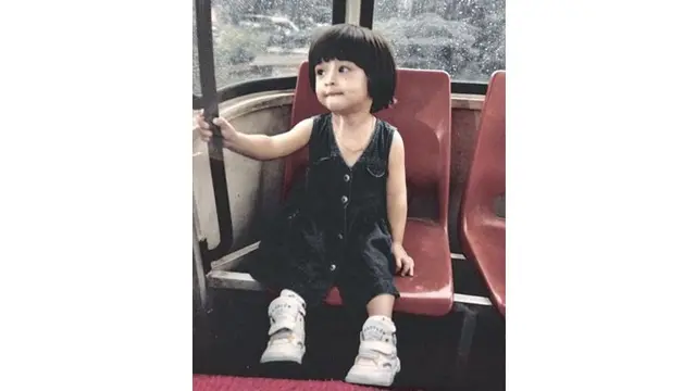 Potret masa kecil Nikita Willy terlihat begitu menggemaskan.