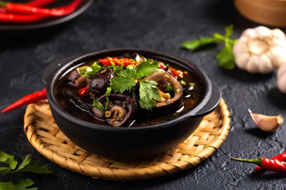 cumi hitam bumbu meresap