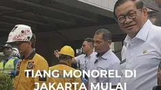 Era monorel mangkrak akhirnya berakhir.
Gubernur DKI Jakarta Pramono Anung bersama Wakil Gubernur Rano Karno resmi memulai pembongkaran tiang monorel di Jalan HR Rasuna Said, Jakarta Selatan, Rabu (14/1/2026).

Sebanyak 109 tiang akan dibongkar secara bertahap hingga September 2026, dengan penger...