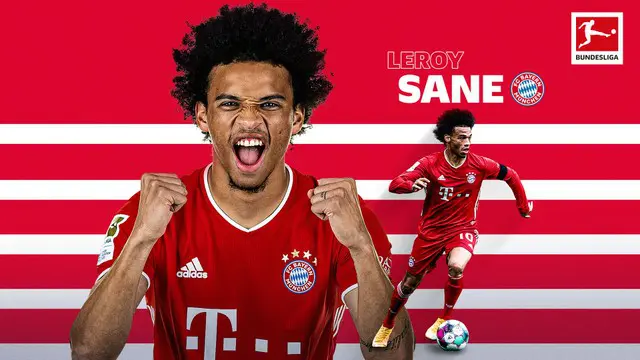VIDEO: Bintang Bayern Munchen, Leroy Sane dan Para Pencetak Gol Jarak Jauh Terbaik Bundesliga Musim Ini