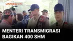 Bukan sekedar relokasi, transmigrasi menjadi harapan baru membangun kehidupan yang berkelanjutan. Sebanyak 200 kepala keluarga transmigran di Sumba Timur, NTT, mendapatkan 400 sertifikat tanah untuk tinggal dan lahan untuk usaha.