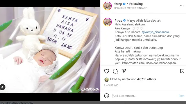 Bayi Fitri Tropica