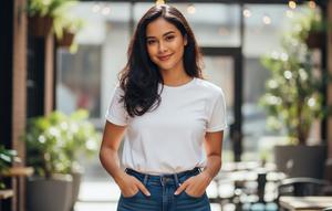 Padu Padan dengan Celana Jeans (created by AI)