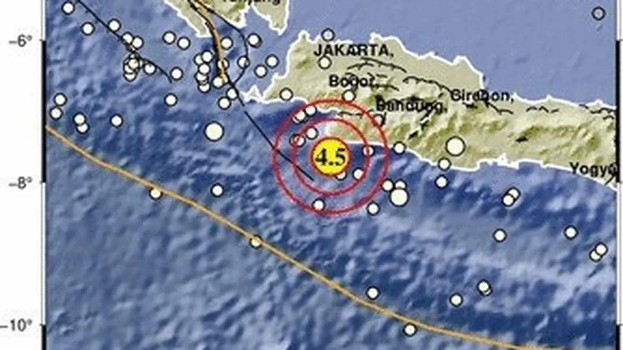 Sukabumi diguncang gempa magnitudo 4,5