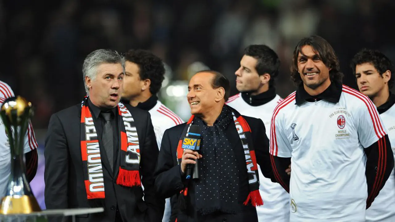 Carlo Ancelotti - Silvio Berlusconi