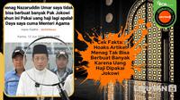 Cek fakta artikel Menag tak bisa berbuat banyak karena uang haji dipakai Jokowi