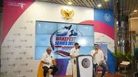 Danau Tondano, Sulawesi Utara, didapuk sebagai lokasi penyelenggaraan kompetisi wakeboard dan wakesurf internasional bertajuk Minahasa Wakefest 2023. (Istimewa)