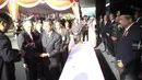 Dalam acara ini, hadir perwakilan rektor dari seluruh universitas tersebut kecuali dari UI, yang akan menyusul, Jakarta, Minggu (17/8/14). (Liputan6.com/Faizal Fanani) 