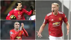 Manchester United bisa dibilang cukup sering mendatangkan pemain asal Belanda. Donny van de Beek menjadi salah satu pemain asal Belanda yang memperkuat Manchester United pada musim ini. Berikut Donny van de Beek dan 5 pemain Belanda di Manchester United. (kolase foto AFP)