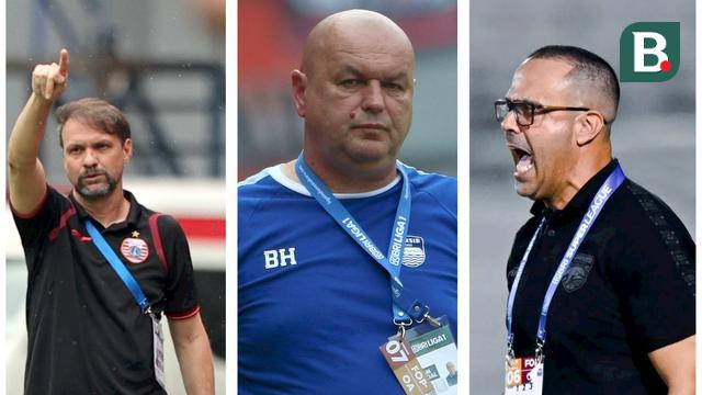 Mauricio Souza, Bojan Hodak, dan Mauricio Souza - BRI Super League 2025/2026