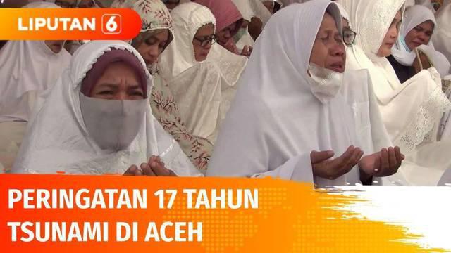 Peringatan 17 tahun tsunami di Aceh, warga dan keluarga korban mengadakan doa dan zikir bersama di Masjid Rahmatullah. Ustaz Abdul Somad ajak warga untuk meningkatkan ketakwaan kepada Allah SWT.