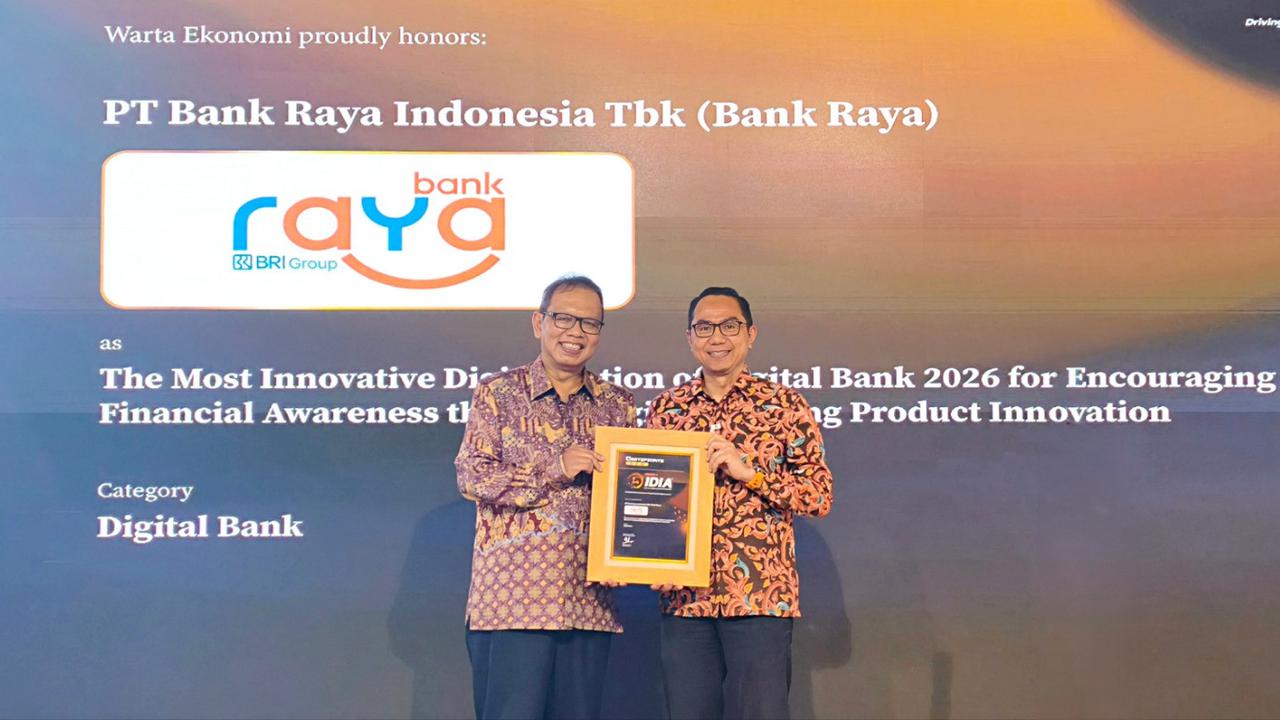 Bank Raya Sabet Penghargaan IDIA 2026 Berkat Inovasi Produk Perbankan Digital