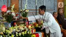 Perayaan Tri Suci Waisak merupakan hari sakral bagi umat Buddha untuk memperingati tiga peristiwa penting dalam kehidupan Siddhartha Gautama, yakni kelahiran, pencapaian pencerahan agung, dan wafatnya (parinibbana). (Liputan6.com/Herman Zakharia)