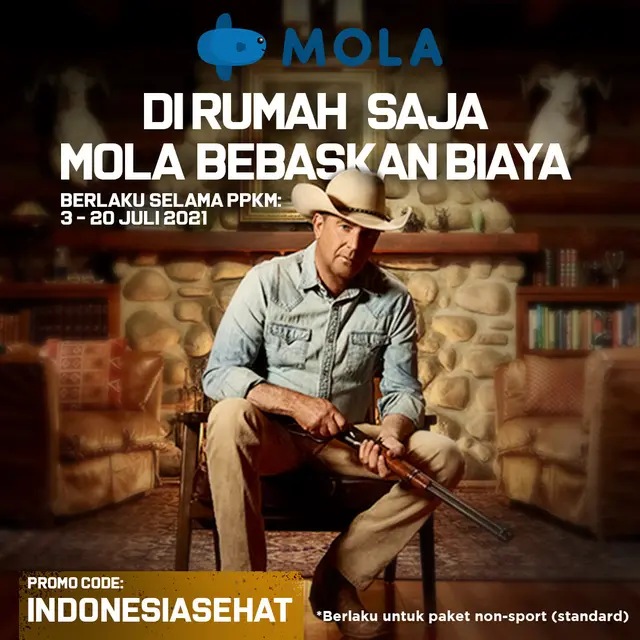 Hore! Selama PPKM Darurat Mola Gratiskan Tayangan Hiburan