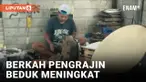 Bulan Ramadan Pesanan Pengrajin Beduk dan Rebana Meningkat