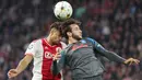 Napoli kembali membuat dua gol tambahan dibabak kedua. Dari situ, terlihat jelas bahwa Napoli tidak terkejar oleh Ajax. Sejumlah pergantian pemain yang dibuat Ajax terlihat sia-sia. (AFP/Francois Walschaerts)