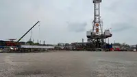 ExxonMobil Cepu Limited (EMCL) telah menyelesaikan kegiatan pengeboran kedua di sumur pengembangan B-12 di lapangan Banyu Urip, Bojonegoro Jawa Timur. (Dok SKK Migas)