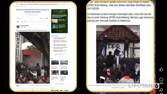 <p>Penelusuran klaim video rumah Puan Maharani dijarah dan dibakar massa.</p>