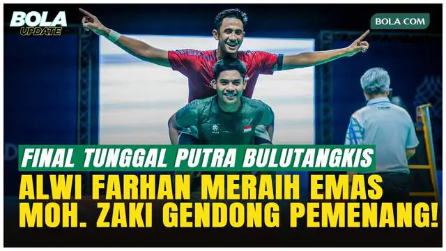 Momen Haru SEA Games 2025! Alwi Farhan Digendong Zaki usai Raih Emas