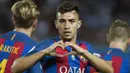 3. Munir El Hadidi, Tottenham berusaha untuk mendatangkan penyerang Barcelona ini ke London. Menurut Daily Mail, Barca akan memasukan klausul pembelian kembali dalam surat perjanjian transfer pemain binaan La Masia itu. (AFP/Jorge Guerrero) 