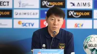 Pelatih Timnas Indonesia U-23 Shin Tae-yong bakal mengantar anak-anak asuhnya menghadapi Thailand di semifinal Piala AFF U-23 2023 pada Kamis (23/8/2023). (Dok. PSSI)