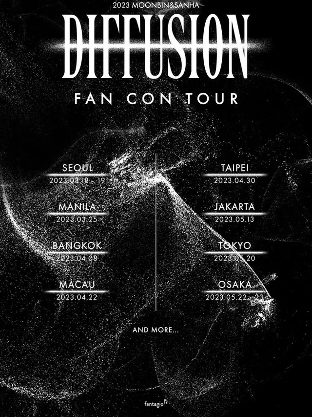 Fan Con Moonbin dan Sanha ASTRO. (Twitter/ fantagiomusic_)