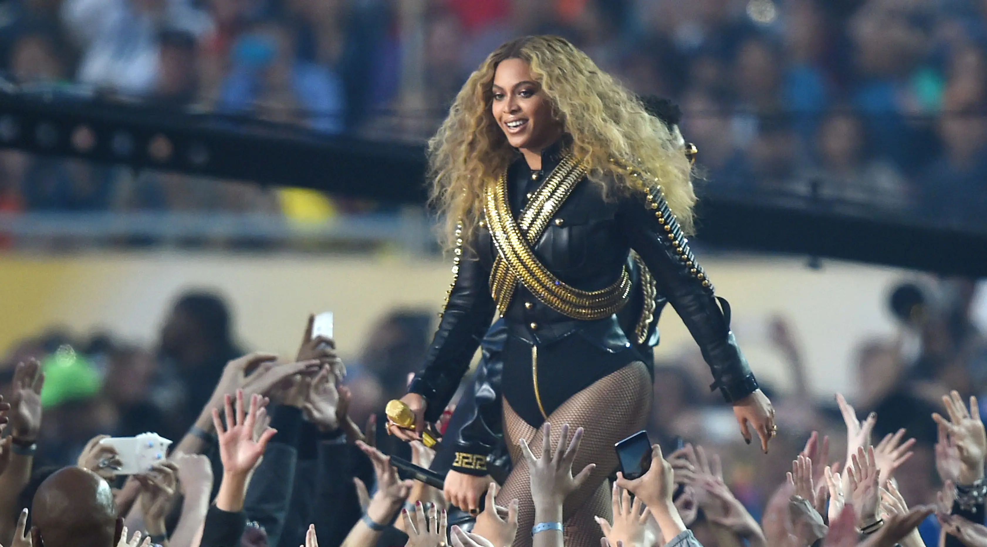 Beyonce di Super Bowl 50-California (AFP)