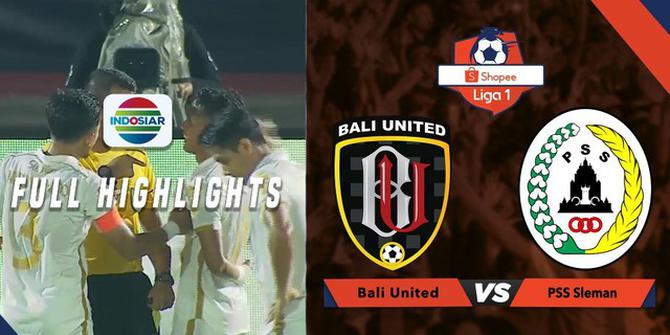 VIDEO: Highlights Liga 1 2019, Bali United Vs PSS 3-1