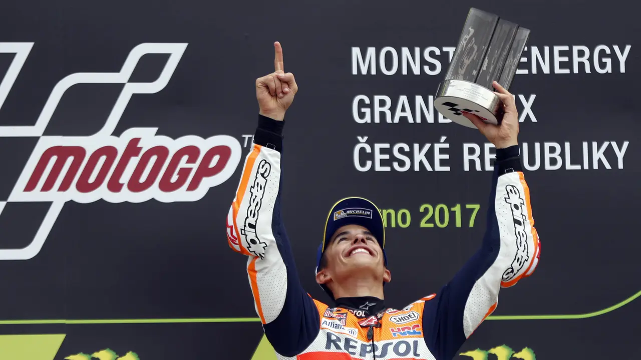 Kunci Keberhasilan Marquez Kalahkan Rossi di MotoGP Ceko