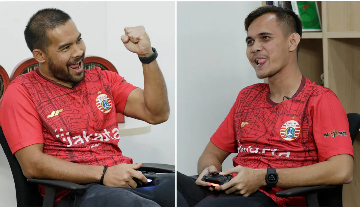 Penggawa Persija Jakarta, Andritany Ardhiyasa dan Rezaldi Hehanussa, ikut memeriahkan acara BOLA Esports Challenge. Berikut beragam aksi dan ekspresi mereka saat bermain FIFA 20.