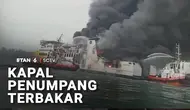 Kapal Penumpang Terbakar