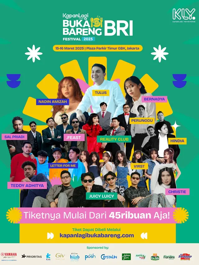 KapanLagi Buka Bareng BRI Festival 2025 di Depan Mata, Yuk Nikmati Beragam Kuliner dan Hiburan Menariknya!