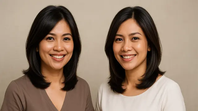 Model Bob dan Lob Potongan Rambut Modern untuk Ibu-ibu Stylish di 2025/AI