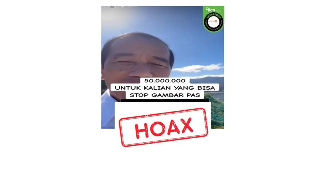 Cek fakta Presiden Jokowi bagikan Rp 50 juta
