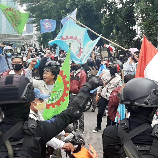 Ksbi Sebut Demo Tolak Omnibus Law Akan Berlanjut Hingga 16 Oktober News Liputan6 Com