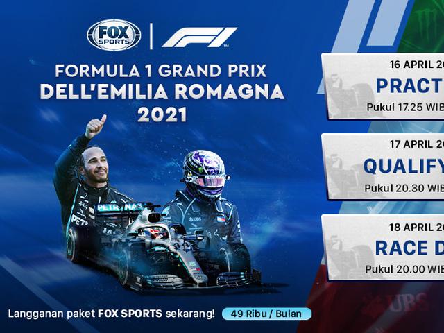 Streaming F1 2021 Gp Emilia Romagna Pekan Ini Di Fox Sports Eksklusif Melalui Vidio Ragam Bola 