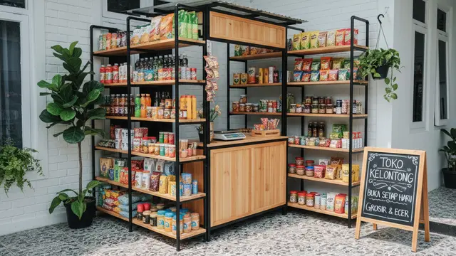 7 Inspirasi Desain Kios Mini di Teras Rumah, Praktis untuk Usaha Rumahan 2025