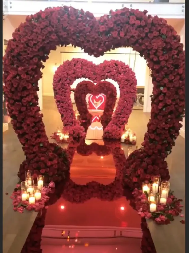 Dekorasi Valentine Kylie Jenner